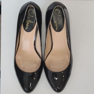 Cole Haan-  black patent leather pump